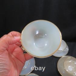 Vintage France Arcopal Opale Cups & Saucers Set 6