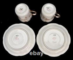 Vintage Haviland Limoges France Demitasse Set 8 Cups & Saucers Pink Rose