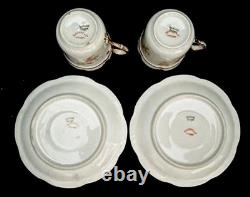 Vintage Haviland Limoges France Demitasse Set 8 Cups & Saucers Pink Rose