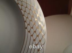 Vintage Hutschenreuther Germany Scala D'Oro Gold Set of 4 Cups & Saucers B