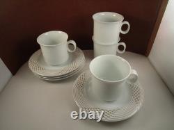 Vintage Hutschenreuther Germany Scala D'Oro Gold Set of 4 Cups & Saucers B