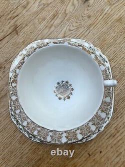 Vintage Imperial 22kt gold warranted bone china tea service 6 trio sets