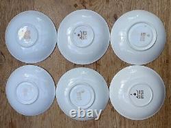 Vintage Imperial 22kt gold warranted bone china tea service 6 trio sets