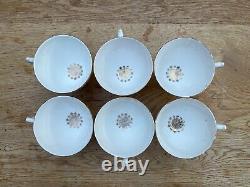 Vintage Imperial 22kt gold warranted bone china tea service 6 trio sets