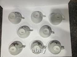 Vintage Japan Porcelain Tea Set Pink Rose Gold Trim Teapot Cups Saucers 26 Pc Vintage Japan Porcelain Tea Set Pink Rose Gold Trim Teapot Cups Saucers 26 Pc
