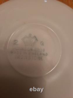Vintage Johnson Brothers, 6 Cups & Saucers, 1 Milk Jug, 1 Sugar Bow, 1 Pot