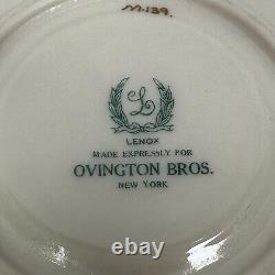 Vintage Lenox Westchester Demitasse Cups & Saucers Service for 6 Ivory Gold Rim