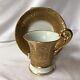Vintage Limoges Chateau De Cruou Porcelain D'art Toulouse Gold Cup & Saucer