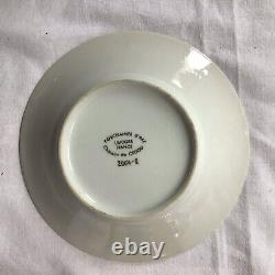 Vintage Limoges Chateau De Cruou Porcelain D'Art Toulouse Gold Cup & Saucer