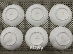 Vintage Lomonosov USSR Porcelain Gold Tea Set Set of 6 Cups Saucers and Plates