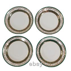 Vintage Meito China Tea Set Hand Painted Japan Gold Tone Trim