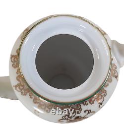 Vintage Meito China Tea Set Hand Painted Japan Gold Tone Trim