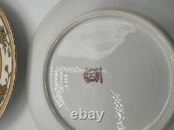 Vintage Noritake Set 19 Pieces Orange Lusterware Gold Bird Set RARE Japan