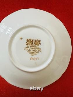 Vintage Paragon Fine Bone China Coffee Set A1717 5 Cups Saucers Teapot England