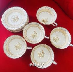Vintage Paragon Fine Bone China Coffee Set A1717 5 Cups Saucers Teapot England