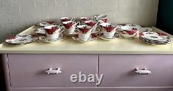 Vintage Paragon Rockingham fine bone China Tea Service Set Makers to the Queen