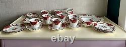 Vintage Paragon Rockingham fine bone China Tea Service Set Makers to the Queen