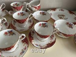 Vintage Paragon Rockingham fine bone China Tea Service Set Makers to the Queen
