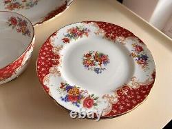 Vintage Paragon Rockingham fine bone China Tea Service Set Makers to the Queen