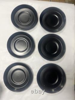 Vintage Portmerion Pottery Coffee Set And Saucers In Rare gold Section Design