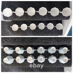Vintage Queen Anne Tea Set Service Blue White Gold Wheat 38 Pieces Bone China