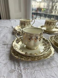 Vintage Royal Albert trio cups and saucers 1930