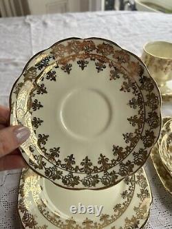 Vintage Royal Albert trio cups and saucers 1930