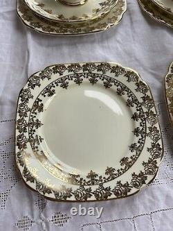 Vintage Royal Albert trio cups and saucers 1930