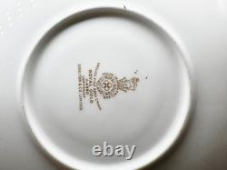 Vintage Royal Doulton Royal Gold Bone China Gilt Teacups Saucers Plate Trio X6