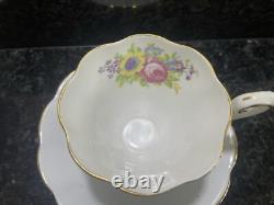 Vintage Royal Standard Tea Cups Saucers And Cake plates. Pastel Colour