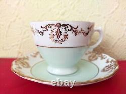 Vintage Royal Vale vintage tea Set 5x Cups & Saucers And 5 Side Plates 6 Inch