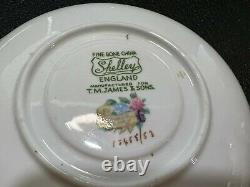 Vintage Shelley Summer Glory Chintz Cup & Saucer Set with Gold Rim, 13455/53