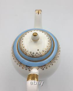 Vintage Starline Coffee Set by Salisbury Fine Bone China Powder Blue & Gold