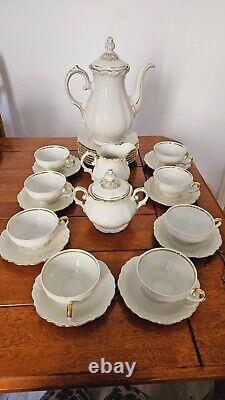 Vintage Winterling Bavaria White And Gold 27 pc. Tea Set