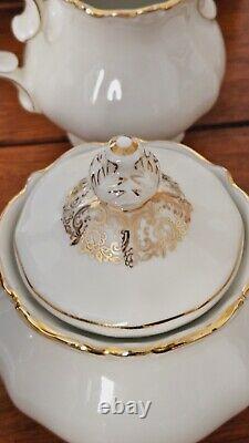 Vintage Winterling Bavaria White And Gold 27 pc. Tea Set
