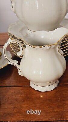 Vintage Winterling Bavaria White And Gold 27 pc. Tea Set
