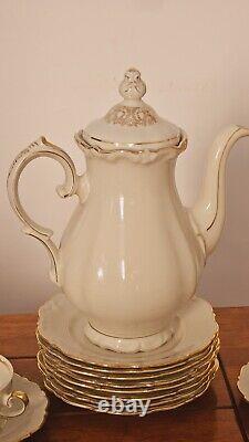 Vintage Winterling Bavaria White And Gold 27 pc. Tea Set
