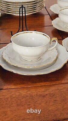 Vintage Winterling Bavaria White And Gold 27 pc. Tea Set