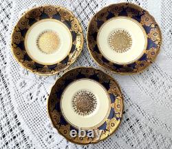 Vintage, three sets of Paragon FBC Double Royal Warrant Medallion Cups & Saucers