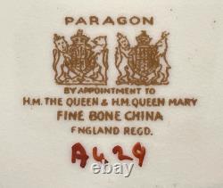 Vintage, three sets of Paragon FBC Double Royal Warrant Medallion Cups & Saucers