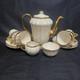 Wade Coffee Set Pearl Lustre Coffee Pot 6x Cups & Saucers Milk Jug Sugar Bowl