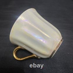 WADE Coffee Set Pearl Lustre Coffee Pot 6x Cups & Saucers Milk Jug Sugar Bowl