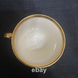 WADE Coffee Set Pearl Lustre Coffee Pot 6x Cups & Saucers Milk Jug Sugar Bowl