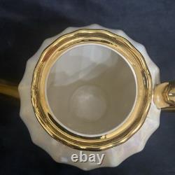 WADE Coffee Set Pearl Lustre Coffee Pot 6x Cups & Saucers Milk Jug Sugar Bowl