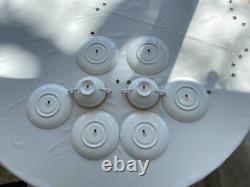 WEDGWOOD ASCOT SOUP CUPS x 3 & SAUCERS x 6 PERFECT CONDITION A303