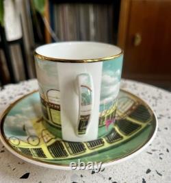Walthamstow Stadium gilded cup and saucer set