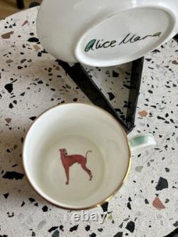 Walthamstow Stadium gilded cup and saucer set