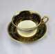 Wedgwood Astbury Black Gold Encrusted Cup & Saucer Multiple Available