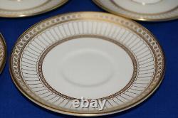 Wedgwood Colonnade Gold W4339 (5) Cups, 2 5/8 & (5) Saucers, 5 3/4
