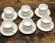 Wedgwood Crown Gold Coffee Cups And Saucers 6 Pieces